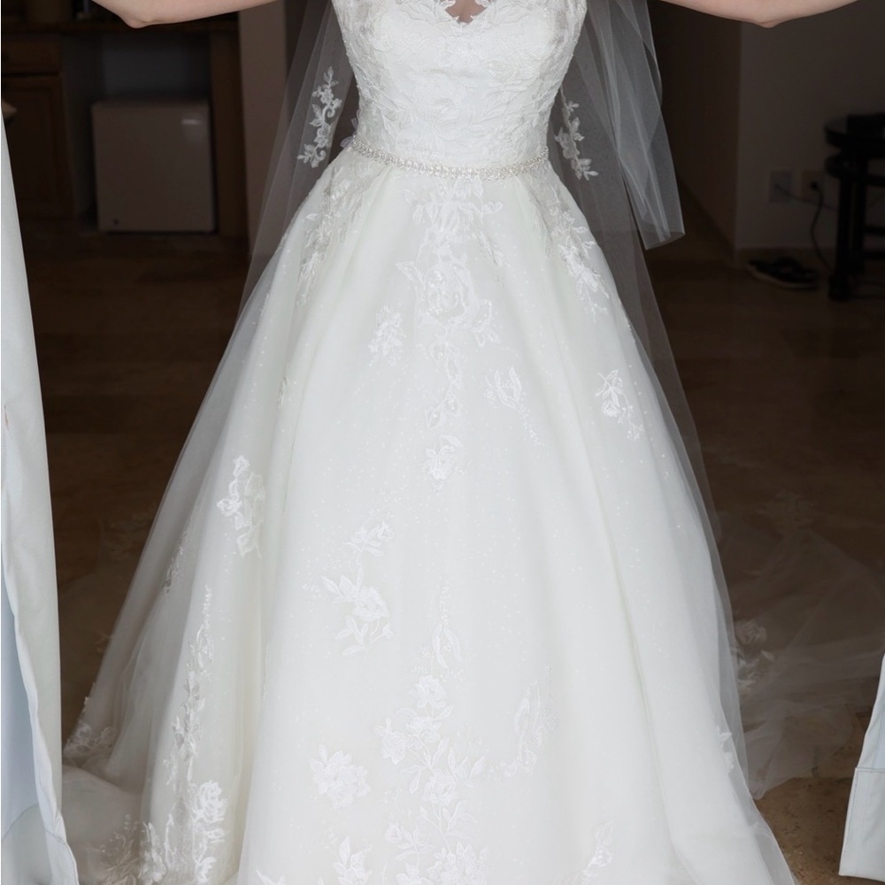 Mia Solano Delanie Wedding Dress with Short Train